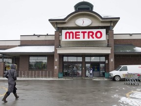 A Metro grocery store is seen Tuesday, January 31, 2012 in Montreal.