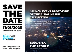 PWWR's Save the Date sent out to investors and industry peers on November 17, 2022