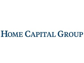 Home Capital Group Inc. logo is seen in this undated handout photo. Home Capital Group Inc. has signed deal to be acquired by Smith Financial Corp. that values the company at $1.7 billion.