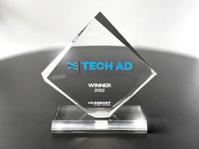 LeddarTech's LeddarVision sensor fusion and perception solution receives the Sensor Perception award at Tech.AD USA 2022 in Detroit