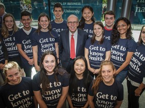 Smith donated $50 million to Queen’s University and the Kingston, Ont.-based institution renamed its business school after him.