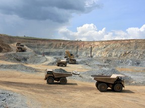 Barrick Gold Corp.'s North Mara gold mine in Tanzania, Africa, in 2010.