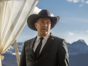 This image released by Paramount Network shows Kevin Costner in a scene from "Yellowstone." (Paramount Network via AP)