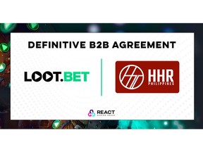 React Gaming signs definitive B2B agreement with HHR Philippines, Inc.