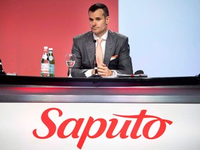 Saputo Inc. chief executive Lino Saputo Jr. at the company's annual general meeting in 2018.