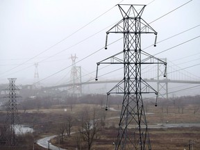The fallout from the Nova Scotia government's imposed rate cap on the province's privately owned electrical utility is expected to be detailed during Emera Inc.'s earnings call Friday. The parent company of Nova Scotia Power says it will provide an updated rate base investment forecast and funding plan during its third-quarter call. Power lines are seen in Dartmouth, N.S. on Nov. 29, 2018.