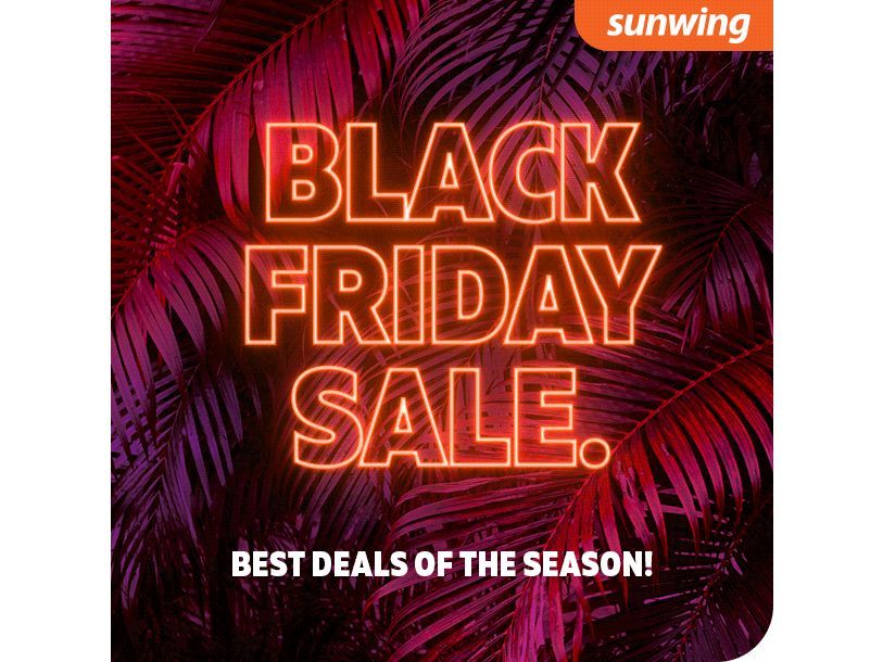 Sunwing's highly anticipated Black Friday Sale is back with the best
