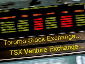 All trading has been halted on the TSX, TSXV and Alpha markets.