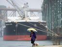 Canada's busiest port essentially stops loading grain ships whenever it rains in Vancouver — and that happens on average 165 days a year. 
