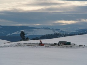 Winter drilling near Copper Mountain Mine. DELIVERED