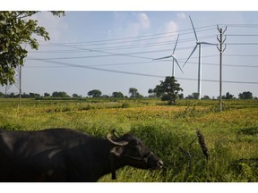 A wind farm near Tonk Khurd, India in September.
