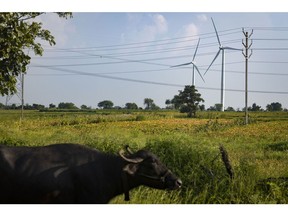 A wind farm near Tonk Khurd, India in September.