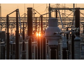 An electrical substation at the Diemen natural gas power plant, operated by Vattenfall AB, in Muiden, Netherlands, on Thursday, Dec. 1, 2022. European low temperatures are set to push households and businesses to boost heating, testing the markets ability to meet increasing demand.