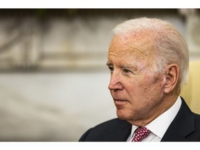 Joe Biden will unveil nearly $2 billion in assistance and announce moves to deliver a Patriot missile battery to help Ukraine bolster its defenses this winter. Photographer: Samuel Corum/CNP/Bloomberg