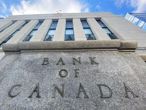 The Bank of Canada building in Ottawa.