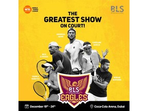 BLS International's owned Team Eagles participates in The First World Tennis League