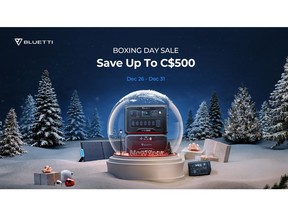 BOXING DAY SALE SAVE UP TO C$500 Dec 26-Dec 31