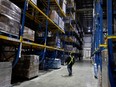 James Miele, warehouse manager at a site where the Canadian Dairy Commission maintains a strategic reserve of butter.