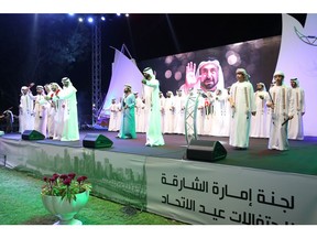 Part of the National Day activities in Sharjah