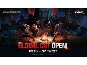 MIR M Global CBT opens from Dec 8 to Dec 11.