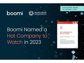 Boomi Named a Hot Company to Watch in 2023