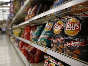 Frito-Lay potato chips at a grocery store in the United States.