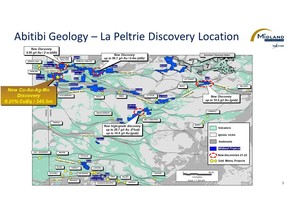 Abitibi Geology - La Peltrie Discovery Location