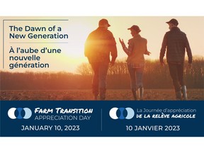 This Farm Transition Appreciation Day, we celebrate our farming families across Canada. Join us January 10th.