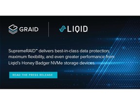 Graid Technology & Liqid partner to deliver best-in-class NVMe data protection and performance