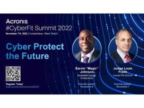 Magic Johnson and Judge Louis Freeh spoke at Acronis Summit 2022