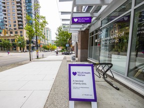 Vancouver'da bir Telus Sağlık kliniği.