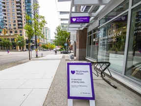 A Telus Health clinic in Vancouver.