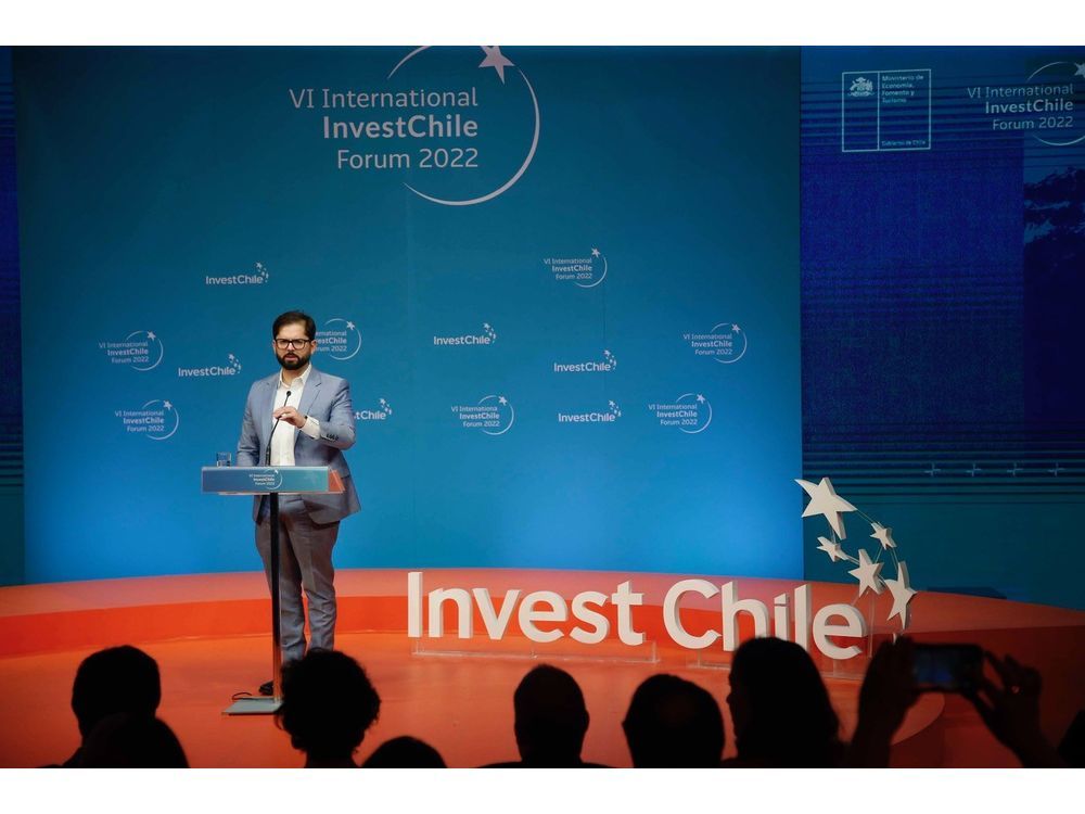 Presidente de Chile, Gabriel Boric, inauguró Foro Internacional InvestChile 2023