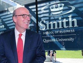 Stephen Smith donated $50 million to the Queen's School of Business in Kingston.