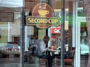 A Second Cup coffee shop in Alberta.