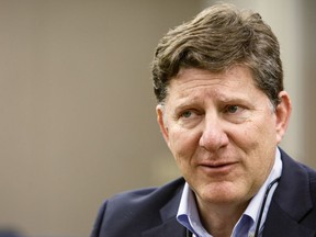 FILE - Tennessee Valley Authority President Jeff Lyash speaks with the Chattanooga Times Free Press from the TVA Chattanooga Office Complex in Chattanooga, Tenn., on April 23, 2019. TVA on Friday, Dec. 2, 2022, announced the completion of its environmental impact statement for replacing the Cumberland Fossil Plant near Cumberland City, Tenn. The utility considered the possibility of replacing the two coal-fired turbines there with solar panels but is instead recommending a combined-cycle natural gas plant.