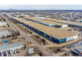 An industrial park located at 11010 – 178 Street NW, 17803 111th Avenue NW, Edmonton, Alberta, one of several properties purchased by Skyline Industrial REIT in 2022.