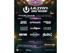 2023 Ultra Abu Dhabi Phase 1 Lineup
