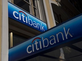 Citigroup Inc. signage is displayed outside a bank branch in San Francisco, California, U.S., on Friday, Jan. 13, 2017. Citibank Inc. is scheduled to release earnings figures on January 18. Photographer: David Paul Morris/Bloomberg