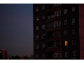 Residential buildings during sunset, in Madrid, Spain on Wednesday Nov. 29, 2022. Photographer: Manaure Quintero