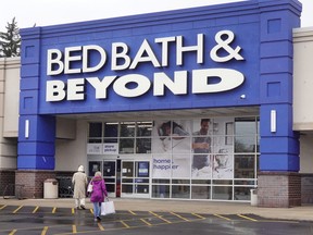 Customers enter a Bed Bath & Beyond store in Illinois, on Jan. 5.