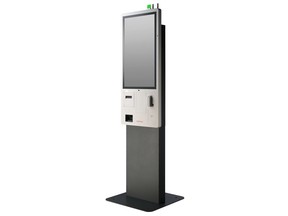 The Cachet JK3200 Series -- a brand new line of slim, versatile self-service kiosks for retail
