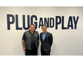 HKSTP CEO, Albert Wong, joins Plug and Play CEO, Saeed Amidi, to promote HKSTP's EPiC 2023, calling all startups in the world to come to Hong Kong for a scale-up opportunity of a lifetime.