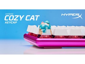 HyperX's "Coco" the Cozy Cat Collectable Keycap Arrives Soon for Gamers, Streamers and Cat Enthusiasts – First 3D Printed Drop by Mainstream Gaming Brand