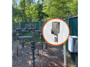 A typical installation site of GPT's Sentinel Thermoelectric Generator