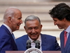 Joe Biden, Andres Manuel Lopez Obrador, Justin Trudeau