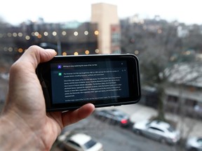 A ChatGPT prompt is shown on a device.