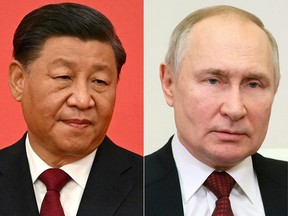 Gwyn Morgan argues that net-zero has not only empowered Russian president Vladimir Putin, right, but also lauded Chinese President Xi Jinping for his promises to reduce emissions.