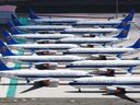 China Southern Airlines' planes at an airport in China.