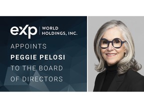 Peggie Pelosi: experienced, independent director brings deep knowledge in commercialization, network development and environmental, social, governance (ESG) strategy to eXp World Holdings (Nasdaq: EXPI)